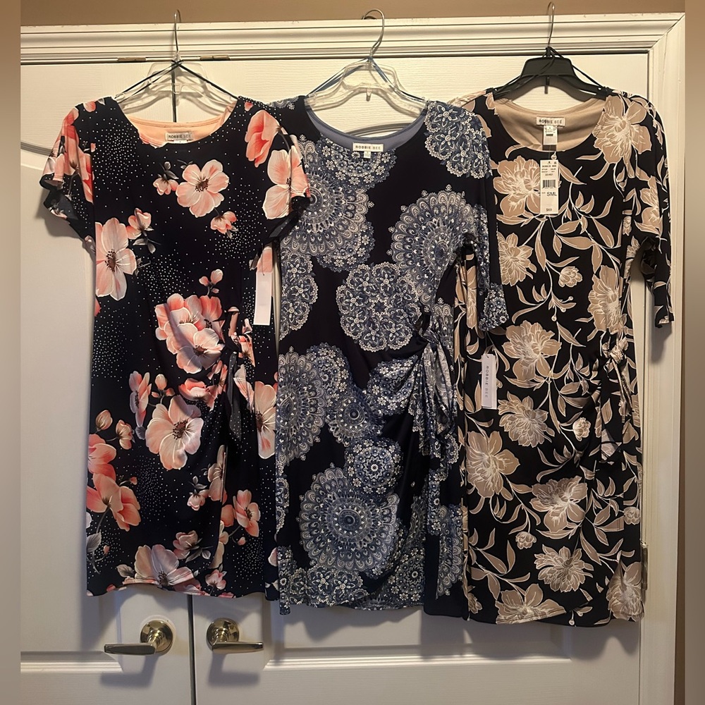 ROBBIE BEE Women’s Dresses Size Medium Brand New With Tags Bundle Of 3